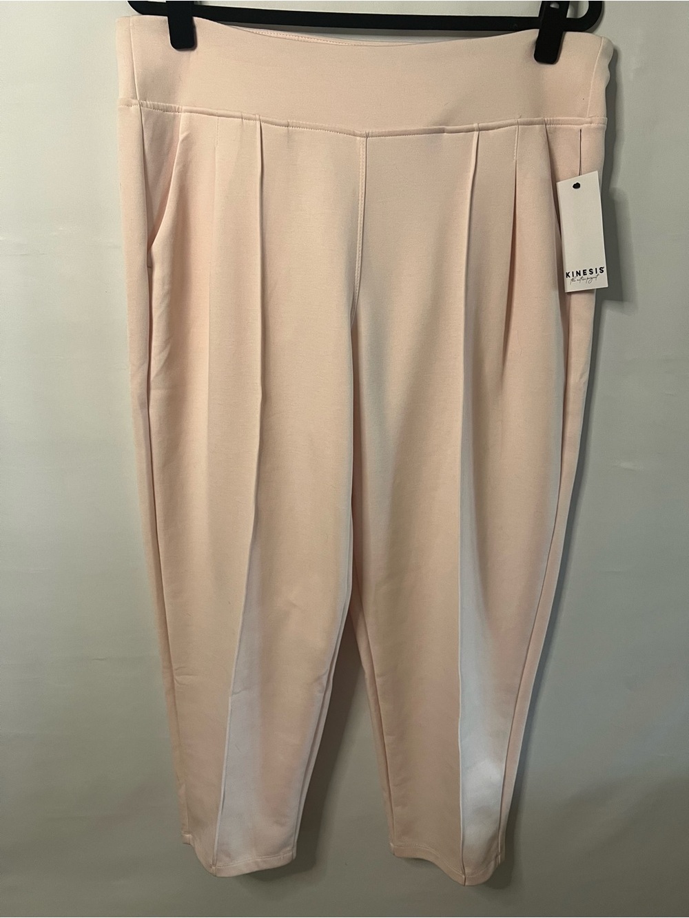 Kinesis NWT Blush Pink Pull On Dress Pants XL Stretch Career Chic